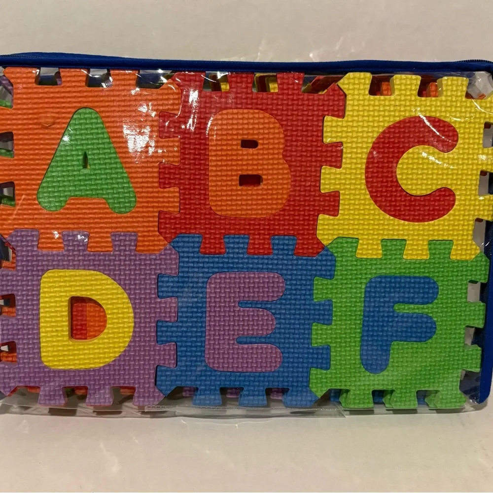 Colorful Alphabet Puzzle Mat for Kids